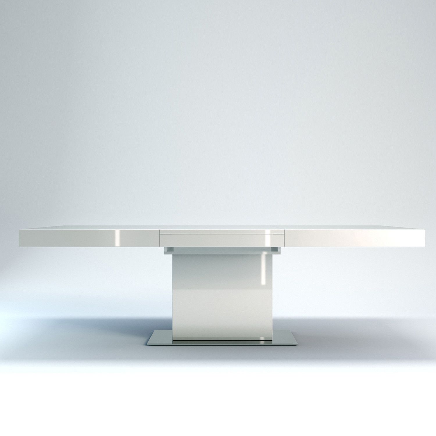 astor dining table white lacquer by ted toledano i can t wait