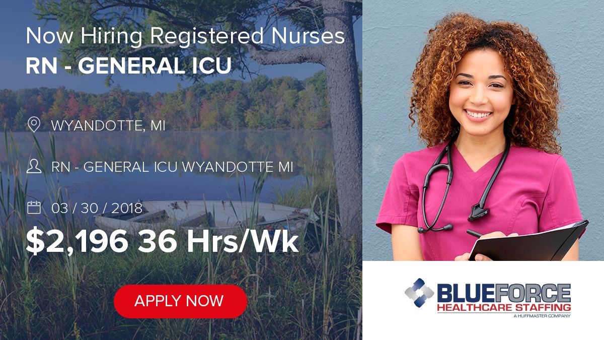 RN ICU (LTAC) BlueForce Travel nurse jobs, Icu