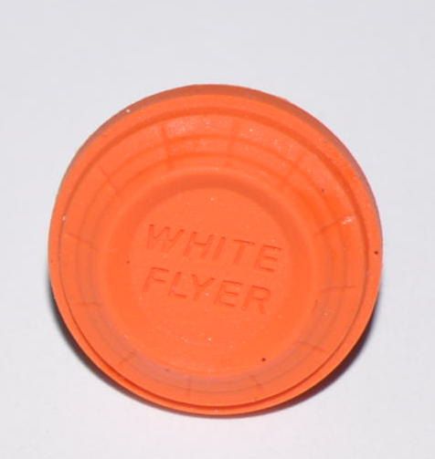 white flyer americas best clay pigeon orange target silver plate white flyer targets per case