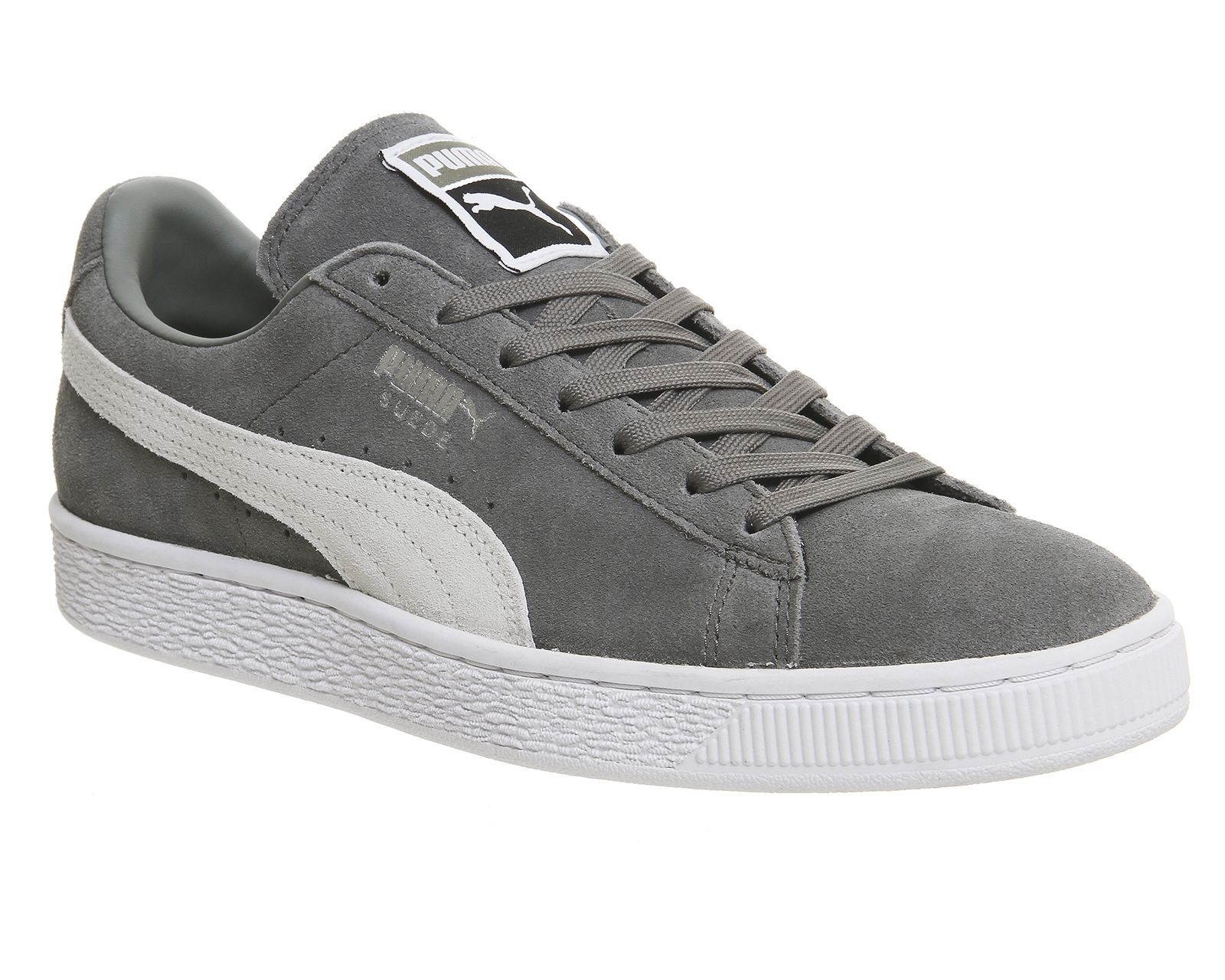 puma suede classic khaki white