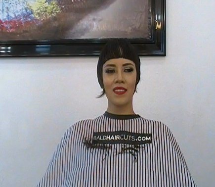 Watch Videos Bald Haircuts Bald Women Fashion Bald Haircut Lustrous Hair