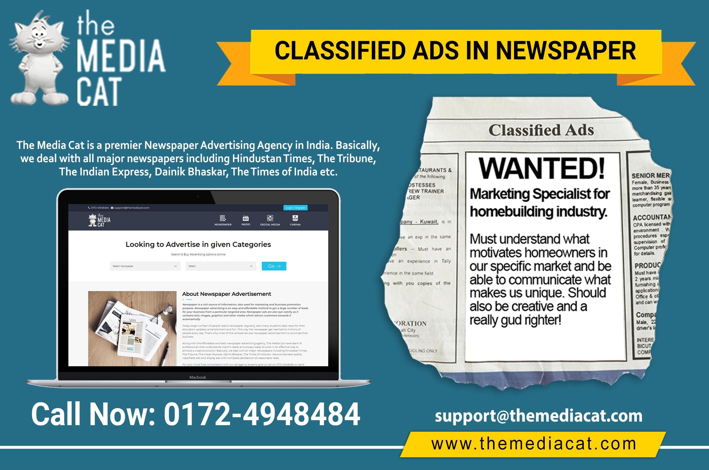 Classified Advertising is a type of advertisement that is placed in newspap...