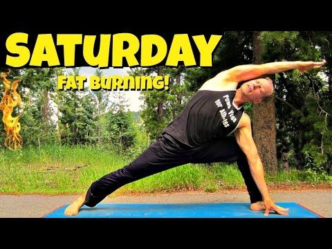 Video - Corepower Yoga Saturday - Power Yoga Cardio Fat Burning Routine - 7 Day Yoga Challenge #7d...