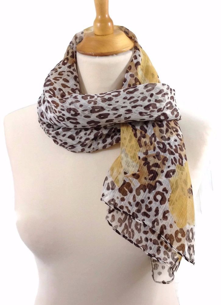 Womens Scarf Pashmina Wrap Beautiful Peacock Print Navy Pale Blue White Gift