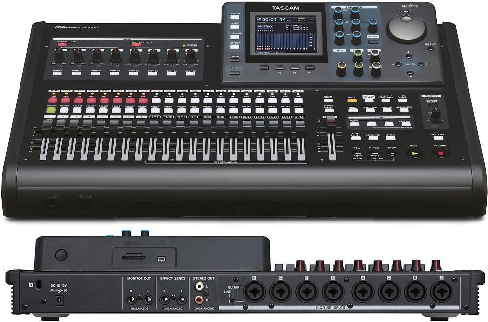 TASCAM DP32SD Multitrack recorders, Recorders, Record room