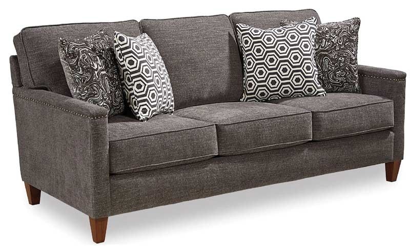 Broyhill Furniture Lawson Gray Fabric Sofa 4254 3q Broyhill Furniture Lawson Gray Fabric Sofa 4254 3q