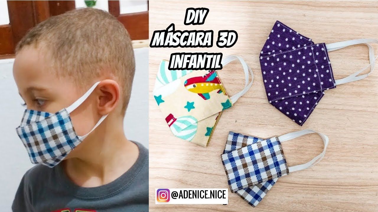 Diy 3d fabric mask mold very easy masks kids.