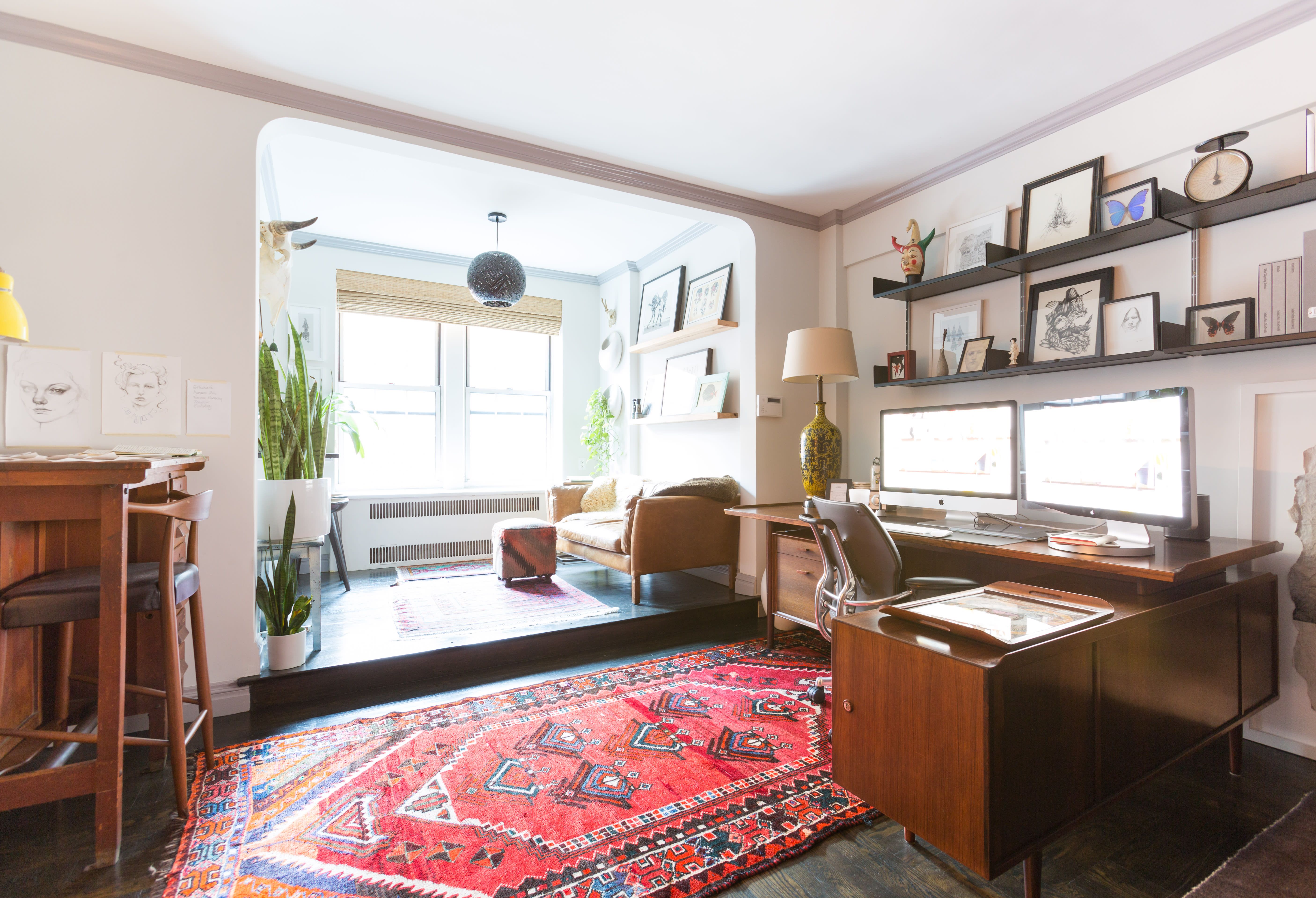An Artist S Natural History Museum Style Nyc Studio In 2019 Home Gest Indulgence 1972 Arne Vodder Executive Desk Found On Etsy After A Month Of Hunting Definitely The Most Expensive And Beautiful Piece Furniture