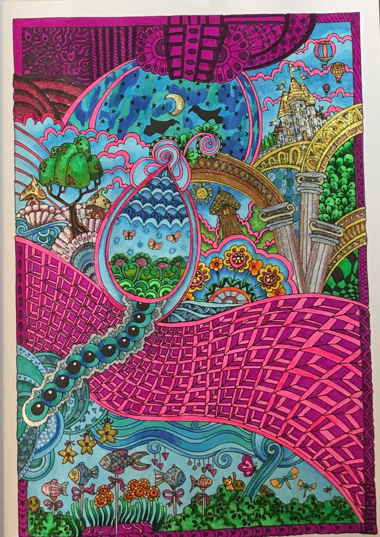 Creative Haven Insanely Intricate Coloring Book Coloring books