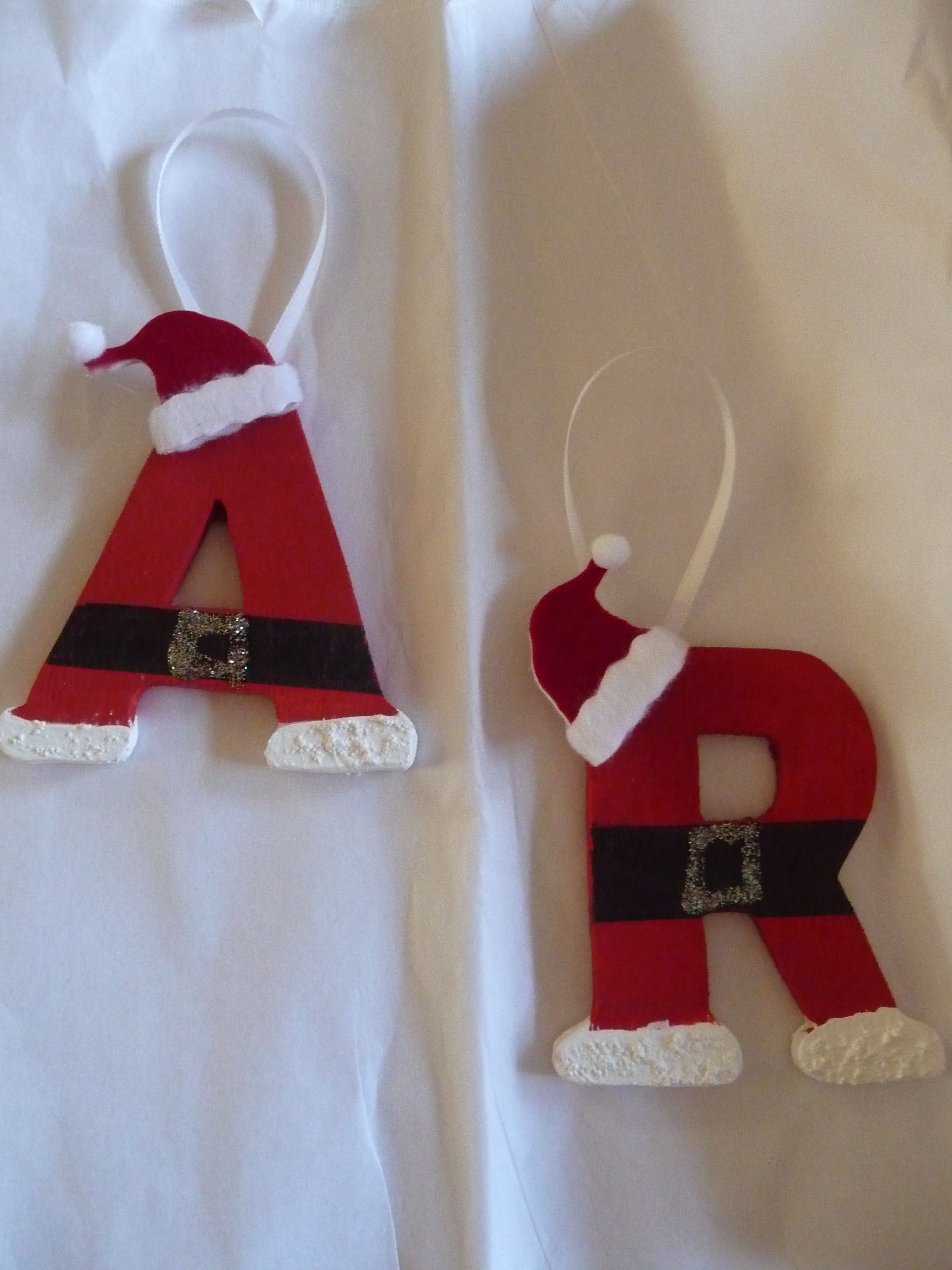 Santa Initial Ornamentsi Love This For Gift Tags & Ornaments Santa Initial Ornamentsi Love This For Gift Tags & Ornaments