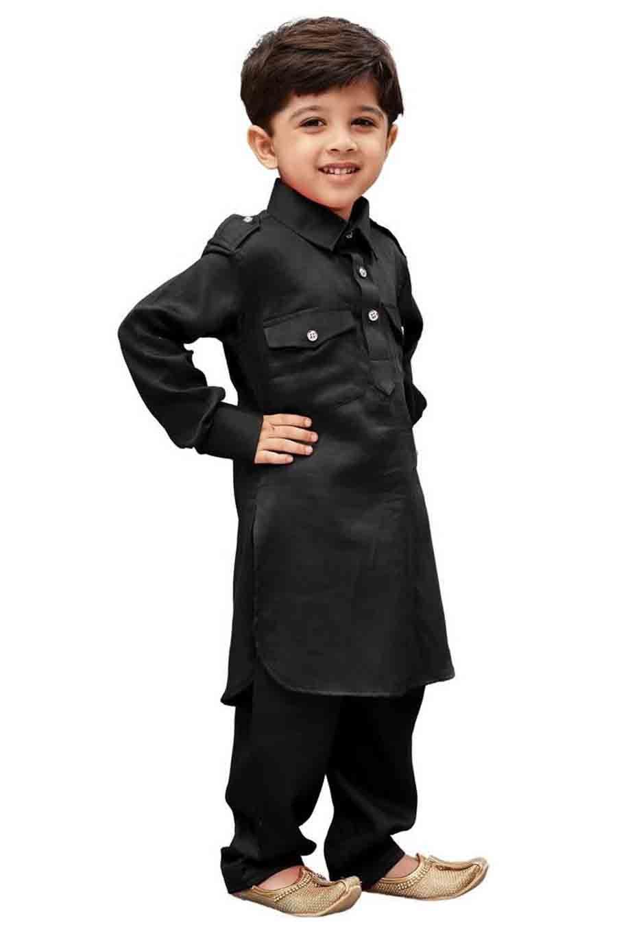 Product Features : Top Color: Black Top Fabric: Cotton Product Type: Pathani Khan Suit Set Product Length: Knee Length Hemline: Curved Fabric Purity: Blended Weave Pattern: Regular Placket: Button Placket Collar: Cutaway Collar Sleeves: Long Sleeves Top Colour, Color Black, Cutaway Collar, Top Fabric, Ayurveda, Aesthetic Clothes, 6 Years, Purity, Khan