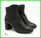 Stiefeletten Damen mit Absatz Hoch Real Leder Knöchelstiefletten Stiefel Schuhe...