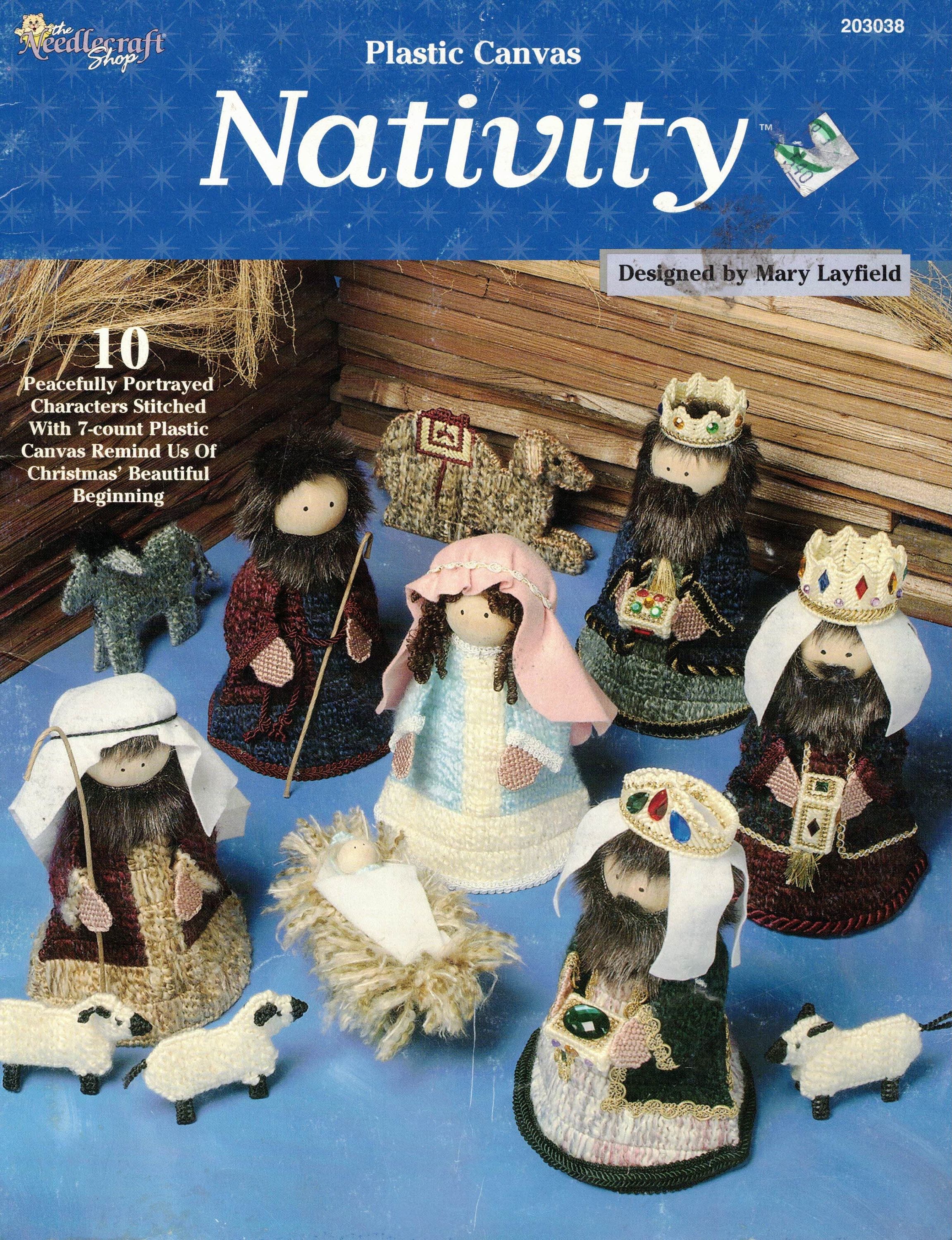 Nativity 10 Plastic Canvas Patterns Projects By The Needlecraft Shop