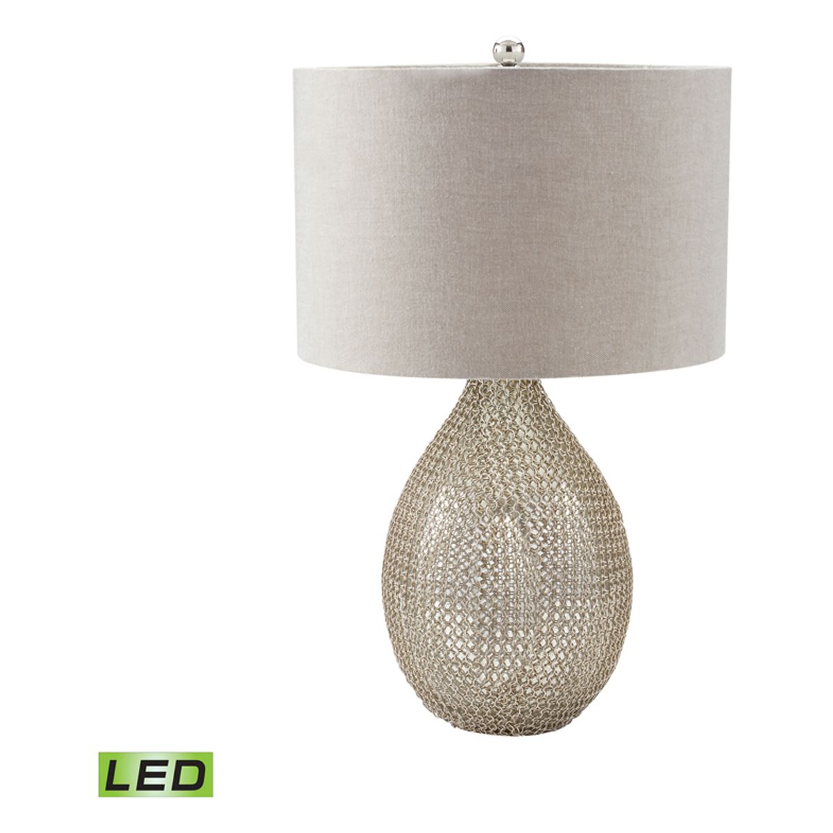 Dm 983 007 Led Nickel Table Lamps Silver Lamp Dm 983 007 Led Nickel Table Lamps, Foo Dog Lamps Williams Sonoma Home