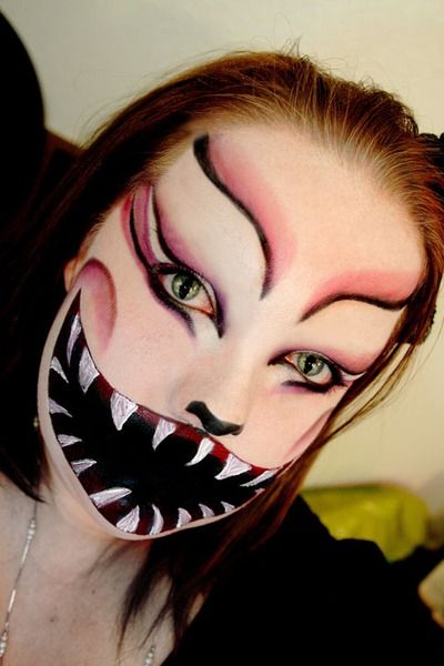 Omg Scary Yet Hilarious Pintura De Cara De Halloween Maquillaje De Halloween De Miedo Maquillaje De Monstruo