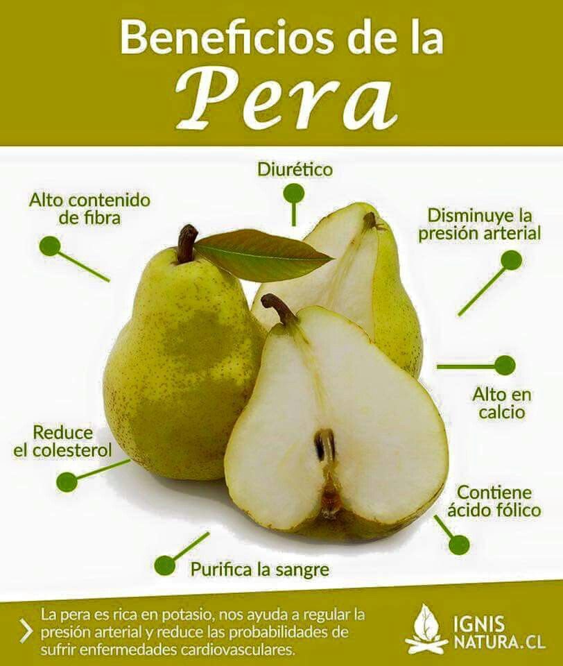 Propiedades y beneficios de la pera