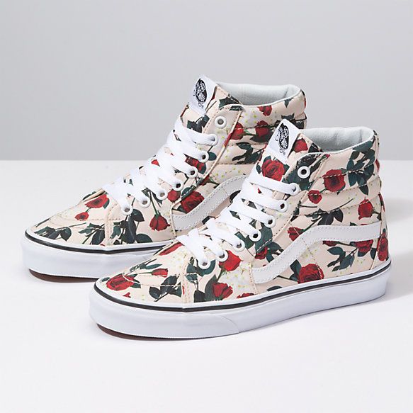 Roses Sk8-Hi | Shop At Vans | Vans 