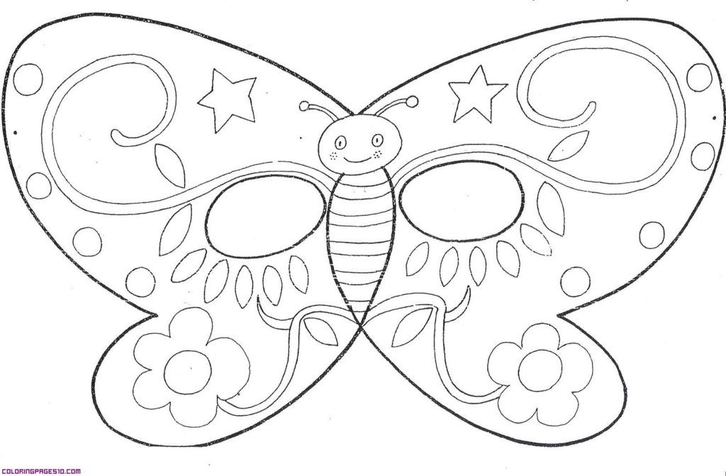 Butterfly Mask Coloring Page throughout Butterfly Mask Template Butterfly Mask Coloring Page throughout Butterfly Mask Template