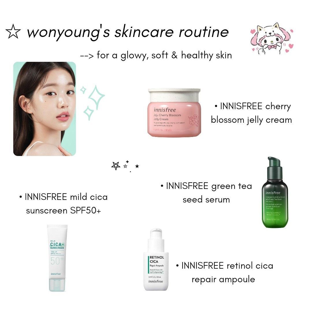 Wonyoung s Skincare Routine For A Glowy Glass Skin all Products wonyoung-s-skincare-routine-for-a-glowy-glass-skin-all-products