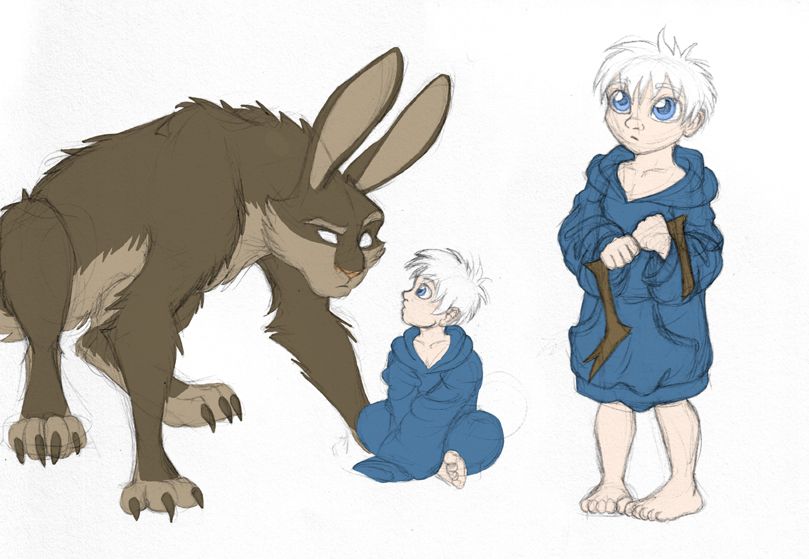 ROTG - Dark Pooka and Little Jack by merrypaws on DeviantArt Rise Of The Gu...