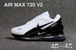 Nike Air Max 720 V2 KPU Men's Running Shoes White Black Men Nike Air Max 97 Running Shoes KPU SKU:125042 249 New