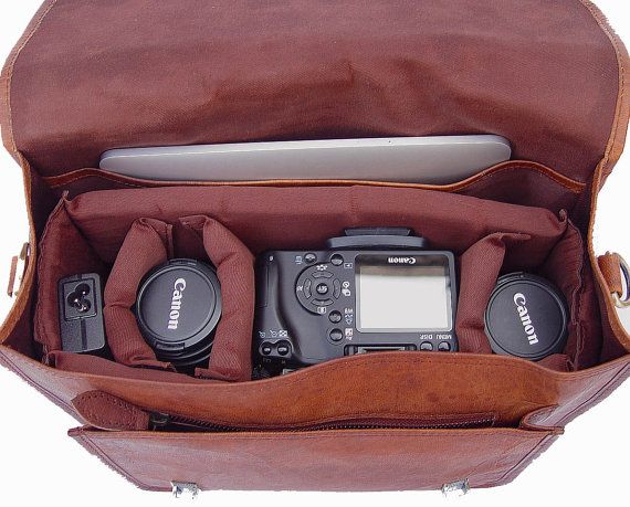 Could Be A Soild Investment Leather Dslr Camera Bag Purse