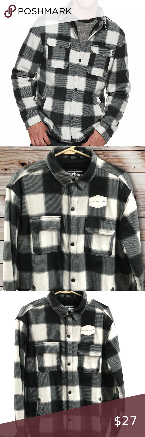 Polar Fleece Shirt Jacket Urban Pipel Fleece Shirt Shirt Jacket Clothes Design