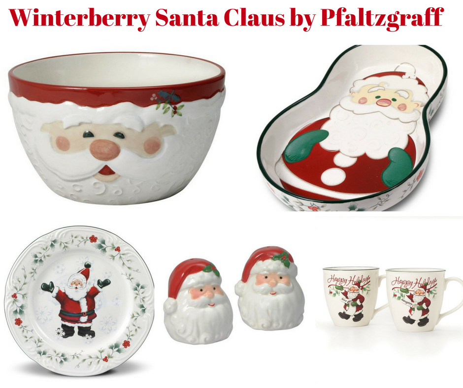 winterberry santa claus by pfaltzgraff christmas kitchen christmas kitchen decorations pfaltzgraff winterberry jolly santa salad plate perhaps america s best loved holiday pattern salad plate made