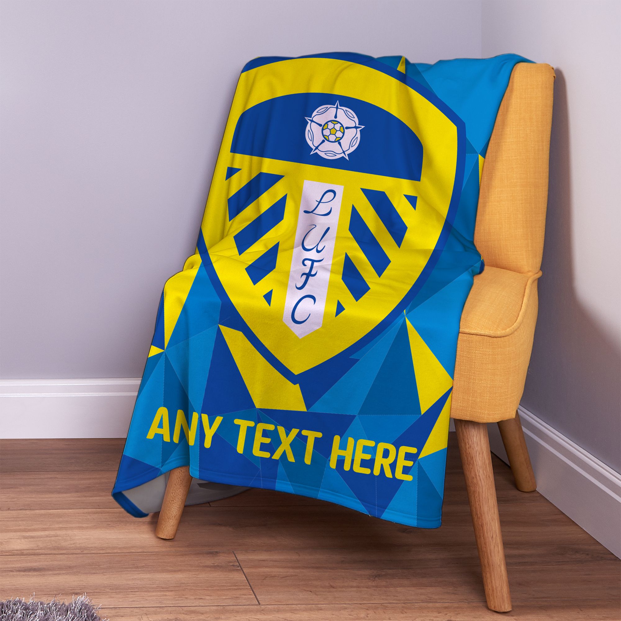 Leeds United Pillowcase LUFC Badge Gift Leeds United Pillowcase LUFC Badge Gift