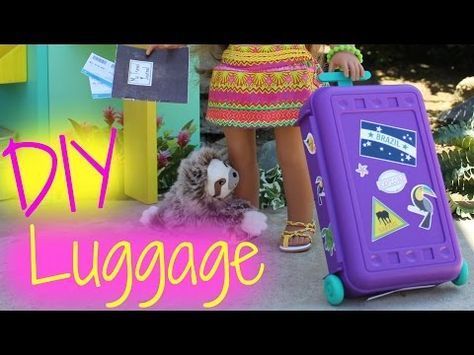 DIY American Girl Doll Luggage