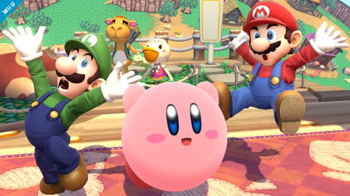 Luigi Mario And Kirby Super Smash Bros Wii U 大乱闘スマッシュブラザーズシリーズ 大乱闘スマッシュブラザーズ ルイージ Luigi Mario And Kirby Super Smash Bros Wii U 大乱闘スマッシュブラザーズシリーズ 大乱闘スマッシュブラザーズ ルイージ