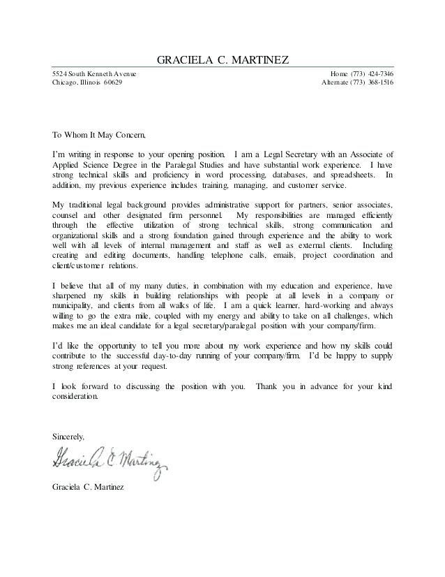 Sign cover letter phd