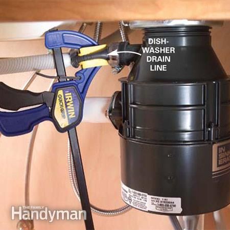 How To Unclog A Sink Drain Plumbing Drains And Sinks Clamp Dishwasher Drain