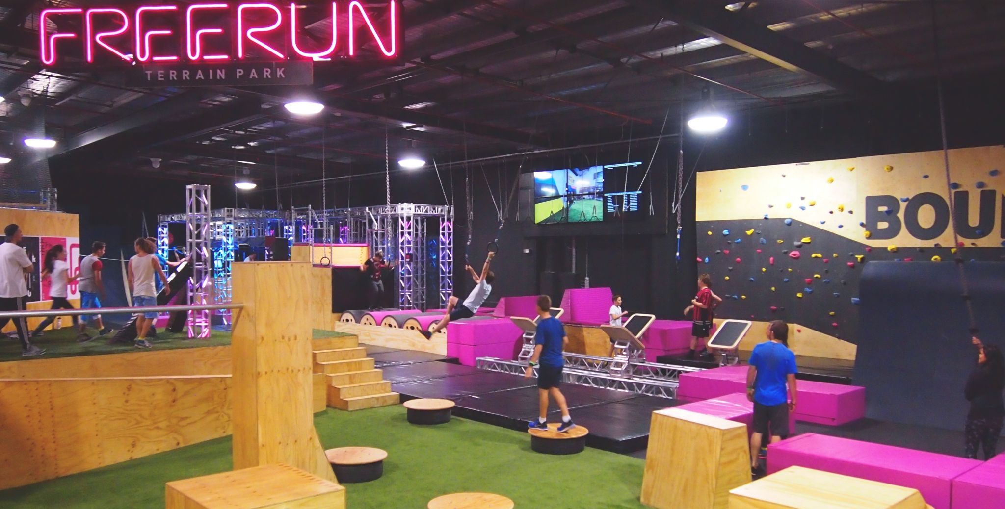 think parkour combined with