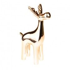 Reindeer Christmas Ornament Rose Gold