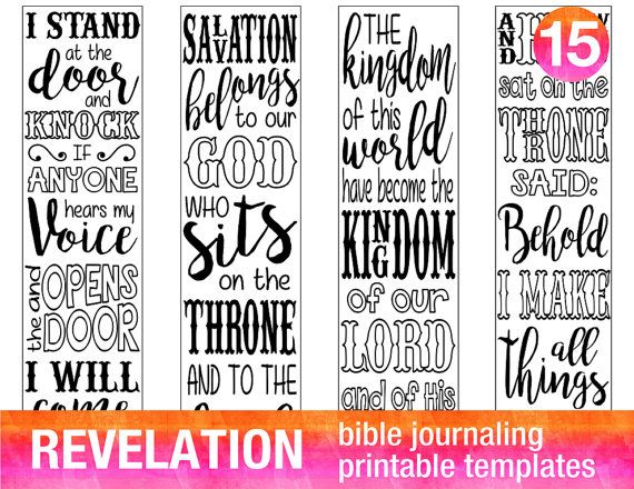bible bookmark template
