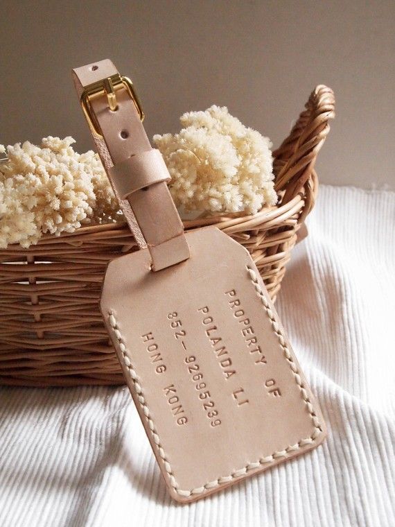 Personalized Luggage Tag Leather Luggage tag Personalized Leather Luggage tag Wedding Favor Custom Luggage Tag Favors