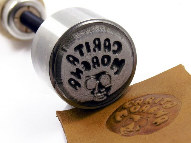 Sello Manual Para Cuero Nespresso Cups Embossed Logo Nespresso