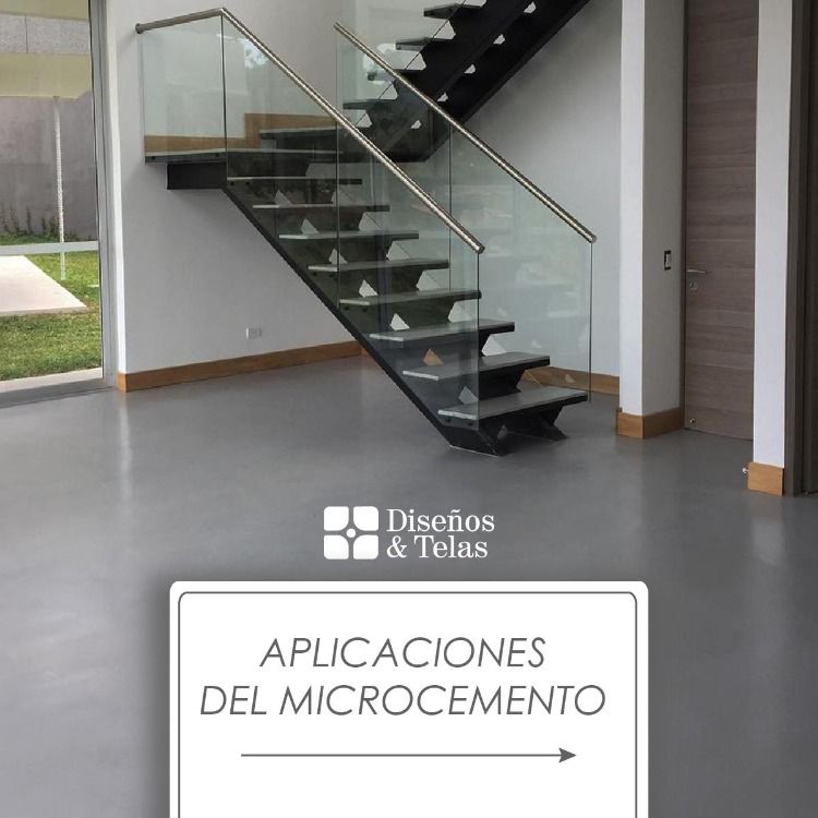Cada vez son más las aplicaciones dónde podemos utilizar el microcemento en un espacio, donde los arquitectos, decoradores y constructores recomiendan debido a las ventajas que aporta. En Diseños y Telas lo recomendamos gracias a su versatilidad, textura y acabado, permitiendo lograr resultados creativos e innovadores, adaptandose a la necesidad de cada proyecto. Para conocer más de este procedimiento visita nuestra página web disenosytelas.com Stairs, Home Decor, Enabling, Getting To Know, Innovative Products, Texture, Architects, Thanks, Space