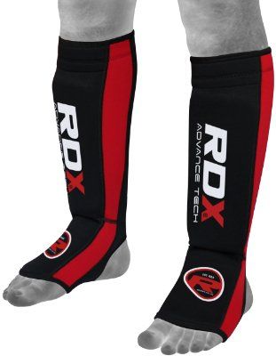 MMA Muy Thai Kick Boxing Sparring Training Fighting Shin Foot Guard Protector