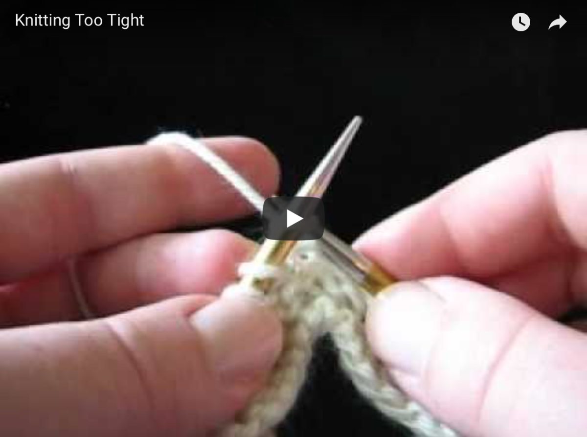 A trick that you can do to the last stitch of your bind off to square up that stitch and avoid the messy corner you get on your knitting edge. Knitting Help, Knitting Stiches, Knitting Videos, Knitting Techniques, Knitting For Beginners, Knitting Patterns Free, Knitting Needles, Knitting Projects, Knitting Socks