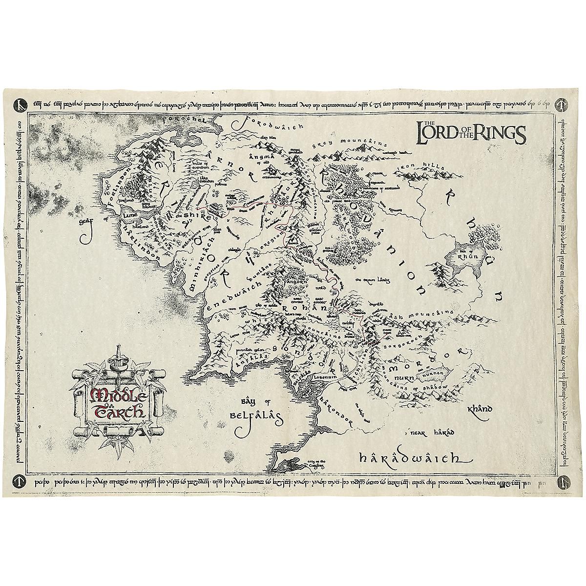 middle earth map