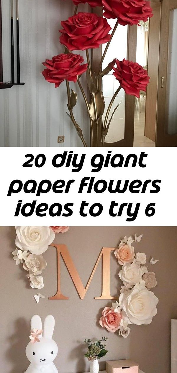 20 diy giant paper flowers ideas to try 6 #giantpaperflowers