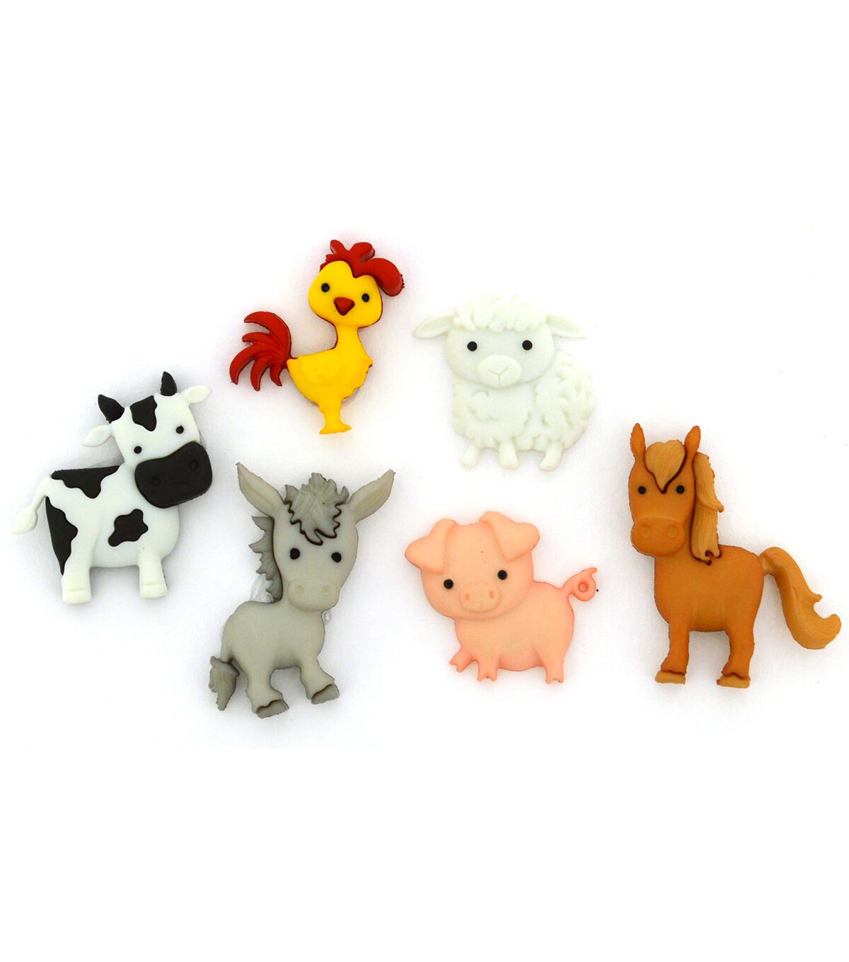 Squirrel Rabbit Skunk Beaver Racoon DRESS IT UP Buttons Backyard Buddies 8311