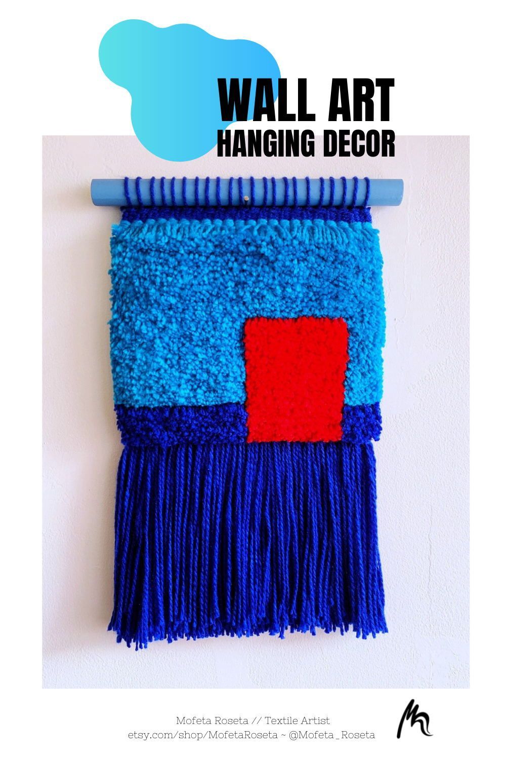 Hanging Wall Art that will inspire you to decor your home! Wall Art Hangings that will bring a splash of excitement and joy into your home. Colorful handwoven tapestry made with wool and some cotton threads and cords. 100% Handmade in Costa Rica. Bedroom Wall Hangings, Nursery Wall Decor, Baby Room Decor, Nursery Room, Hanging Tapestry, Tapestry Wall Hanging, Hanging Decor, Textile Wall Art, Woven Wall Art