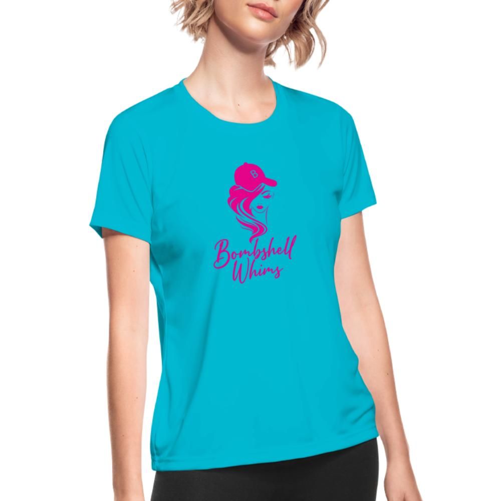 Women’s Moisture Wicking Performance T-Shirt | Brand: A4 | Fabric Content: 100% polyester interlock Swole Sisters, Shirt Blouses, T Shirt, Outdoor Girls, Women Camping, Turquoise, Halloween Women, Performance Tee, Costumes For Women