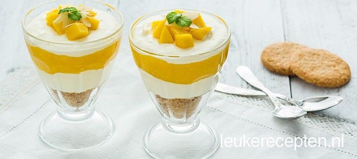Dessert met mango Leuke recepten | Desserts, Nagerecht Lekkere desserts van de bbq Leuke recepten