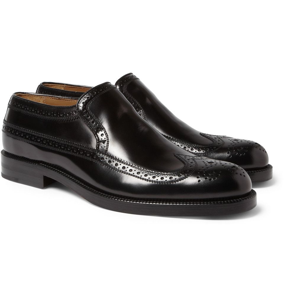 Shine Cromwell LoafersZapatos Choo Leather Jimmy High Brogue trdhxsCQ