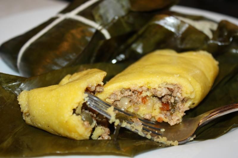 Trinidad Pastelles (Steamed Cornmeal Pastry with Meat Trinidad Pastelles (Steamed Cornmeal Pastry with Meat