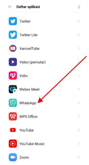 cara off wa di hp oppo